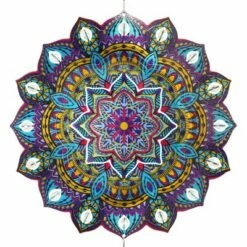 41" Metal Laser Cut Turquoise Starburst Wind Chime Spinner - Exhart 12 41" Metal Laser Cut Turquoise Starburst Wind Chime Spinner - Exhart -Cheap Garden Decor Store unnamed file 3247