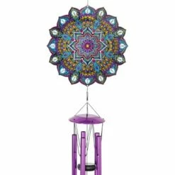 41" Metal Laser Cut Turquoise Starburst Wind Chime Spinner - Exhart 16 41" Metal Laser Cut Turquoise Starburst Wind Chime Spinner - Exhart -Cheap Garden Decor Store unnamed file 3251