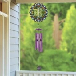 41" Metal Laser Cut Turquoise Starburst Wind Chime Spinner - Exhart 17 41" Metal Laser Cut Turquoise Starburst Wind Chime Spinner - Exhart -Cheap Garden Decor Store unnamed file 3252