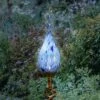 30" Pearlized Glass Solar Flame Stake Light Blue - Exhart 2 30" Pearlized Glass Solar Flame Stake Light Blue - Exhart -Cheap Garden Decor Store unnamed file 3277