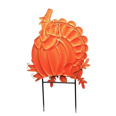 Home & Garden 28.0" Pilgrim Turkey Stake Yard Decor Thanksgiving Direct Designs International - Decorative Garden Stakes 4 Home & Garden 28.0" Pilgrim Turkey Stake Yard Decor Thanksgiving Direct Designs International - Decorative Garden Stakes - Image 2