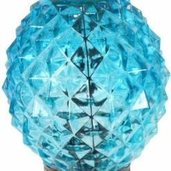 29" Metal and Glass Solar Pineapple Garden Stake Blue - Exhart -Cheap Garden Decor Store unnamed file 3290