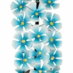 28" Solar Metal Hanging Flower Garden Stake Turquoise - Exhart -Cheap Garden Decor Store unnamed file 3315