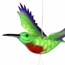 9.25" Metal Solar Hummingbird Fluttering Wings Wind Chime - Exhart 13 9.25" Metal Solar Hummingbird Fluttering Wings Wind Chime - Exhart -Cheap Garden Decor Store unnamed file 3326