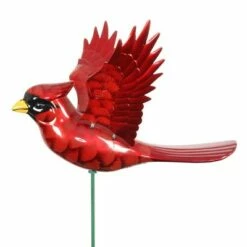 2pk 11" Plastic and Metal Windy Wings Cardinal Stakes - Exhart -Cheap Garden Decor Store unnamed file 3339