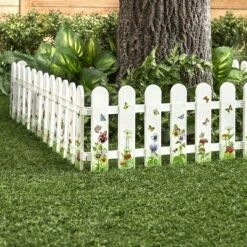 The Lakeside Collection Lakeside Decorative Garden Edging and Landscaping Fence Set - 4 Pieces -Cheap Garden Decor Store unnamed file 3348
