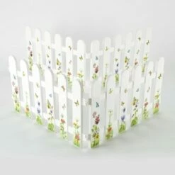 The Lakeside Collection Lakeside Decorative Garden Edging and Landscaping Fence Set - 4 Pieces -Cheap Garden Decor Store unnamed file 3350