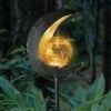 15.55" Solar Lunar Torch Stake Black - Exhart 1 15.55" Solar Lunar Torch Stake Black - Exhart -Cheap Garden Decor Store unnamed file 3356