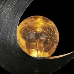 15.55" Solar Lunar Torch Stake Black - Exhart -Cheap Garden Decor Store unnamed file 3360