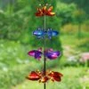76" Kinetic Garden Stake With 4 Metal Floral Spinner - Exhart -Cheap Garden Decor Store unnamed file 3467