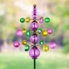 48" Metal Triple Wind Spinner Stake Purple - Exhart -Cheap Garden Decor Store unnamed file 3491