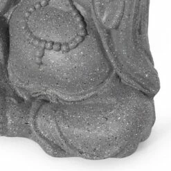 Harrod Outdoor Speak No Evil Monk Garden Statue - Stone Gray - Christopher Knight Home -Cheap Garden Decor Store unnamed file 350