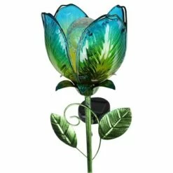 71" Resin Solar Flower Garden Stake Blue - Exhart -Cheap Garden Decor Store unnamed file 3516