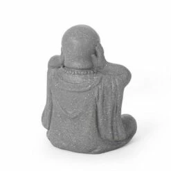 Harrod Outdoor Hear No Evil Monk Garden Statue - Stone Gray - Christopher Knight Home -Cheap Garden Decor Store unnamed file 354
