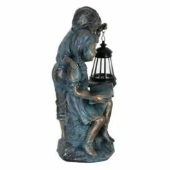 Solar Faux Bronze Garden Statue Brown - Exhart 14 Solar Faux Bronze Garden Statue Brown - Exhart -Cheap Garden Decor Store unnamed file 3547