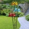 53" 3 Tropical Flower Pastel Metallic Kinetic Resin Garden Stake - Exhart 1 53" 3 Tropical Flower Pastel Metallic Kinetic Resin Garden Stake - Exhart -Cheap Garden Decor Store unnamed file 3550