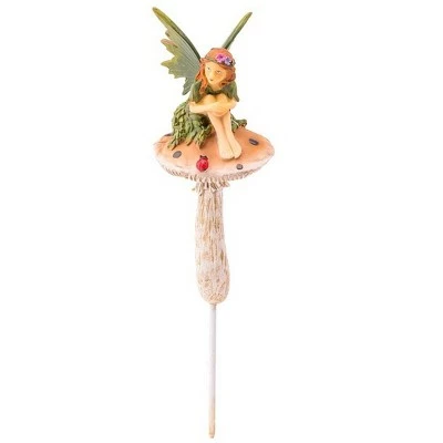 Wind & Weather Fairies On Mushrooms Garden Stakes, Set of 4 5 Wind & Weather Fairies On Mushrooms Garden Stakes, Set of 4 - Image 3