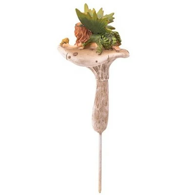 Wind & Weather Fairies On Mushrooms Garden Stakes, Set of 4 10 Wind & Weather Fairies On Mushrooms Garden Stakes, Set of 4 - Image 8