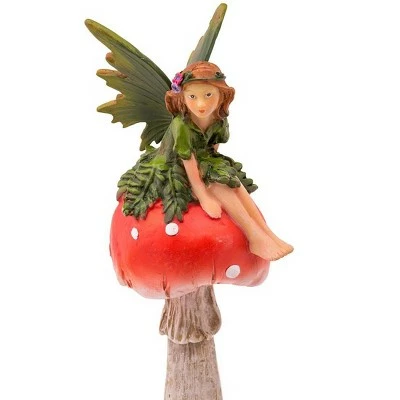 Wind & Weather Fairies On Mushrooms Garden Stakes, Set of 4 14 Wind & Weather Fairies On Mushrooms Garden Stakes, Set of 4 - Image 12