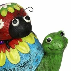 9.25" Resin Garden Turtle and Lady Bug Statue - Exhart -Cheap Garden Decor Store unnamed file 3592