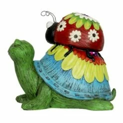 9.25" Resin Garden Turtle and Lady Bug Statue - Exhart -Cheap Garden Decor Store unnamed file 3594