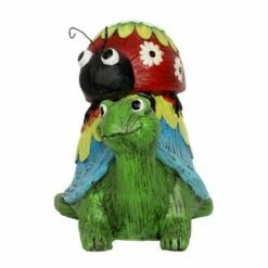 9.25" Resin Garden Turtle and Lady Bug Statue - Exhart -Cheap Garden Decor Store unnamed file 3596