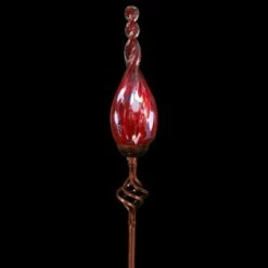 Exhart 36" Glass Solar Flame Stake Red 24 Exhart 36" Glass Solar Flame Stake Red -Cheap Garden Decor Store unnamed file 3606