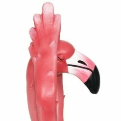 15.94" Metal Yoga Flamingo with Raised Hands Statue Pink - Exhart -Cheap Garden Decor Store unnamed file 3639