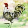 17.71" Elegant Metal Rooster Statue - Exhart -Cheap Garden Decor Store unnamed file 3656