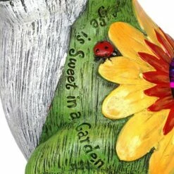 10.24" Resin Garden Frog Statue Green - Exhart 12 10.24" Resin Garden Frog Statue Green - Exhart -Cheap Garden Decor Store unnamed file 3684