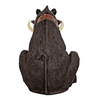 Design Toscano Bad Intentions Giant Warthog Garden Statue - Multicolored 6 Design Toscano Bad Intentions Giant Warthog Garden Statue - Multicolored - Image 4