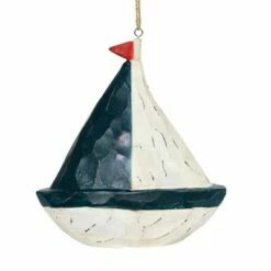 7.99" Resin Sail Boat Bird House Blue/White - Exhart 11 7.99" Resin Sail Boat Bird House Blue/White - Exhart -Cheap Garden Decor Store unnamed file 3698