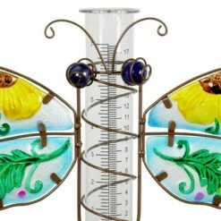 36.22" Metal and Glass Garden Stake Blue - Exhart -Cheap Garden Decor Store unnamed file 3706