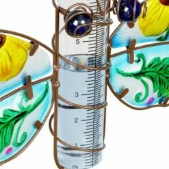 36.22" Metal and Glass Garden Stake Blue - Exhart -Cheap Garden Decor Store unnamed file 3708