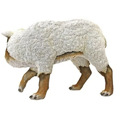Design Toscano Wolf In Sheep's Clothing Garden Statue 5 Design Toscano Wolf In Sheep's Clothing Garden Statue - Image 3
