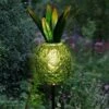 29" Glass and Metal Solar Pineapple Garden Stake Green - Exhart -Cheap Garden Decor Store unnamed file 3723