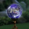 31" Resin Solar Pearlized Glass Honeycomb Finial Garden Stake Blue - Exhart -Cheap Garden Decor Store unnamed file 3730