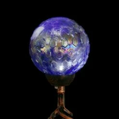 31" Resin Solar Pearlized Glass Honeycomb Finial Garden Stake Blue - Exhart -Cheap Garden Decor Store unnamed file 3737