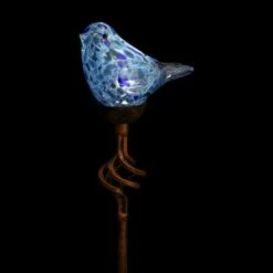 31" Pearlized Glass Solar Bird Garden Stake Teal - Exhart -Cheap Garden Decor Store unnamed file 3748