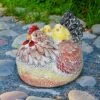 8.27" Resin Hen with Two Chicks Statue- Exhart -Cheap Garden Decor Store unnamed file 3788