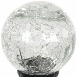 29.5" Solar Crackle Glass Ball and Bead Stake - Exhart 12 29.5" Solar Crackle Glass Ball and Bead Stake - Exhart -Cheap Garden Decor Store unnamed file 3826