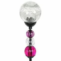 29.5" Solar Crackle Glass Ball and Bead Stake - Exhart 14 29.5" Solar Crackle Glass Ball and Bead Stake - Exhart -Cheap Garden Decor Store unnamed file 3828
