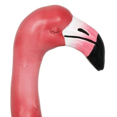 15.94" Resin Yoga Flamingo with Prayer Hands Statue Pink - Exhart 7 15.94" Resin Yoga Flamingo with Prayer Hands Statue Pink - Exhart - Image 5