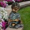 10.24" Look Boy and Puppy Statue Bronze - Exhart 1 10.24" Look Boy and Puppy Statue Bronze - Exhart -Cheap Garden Decor Store unnamed file 3858
