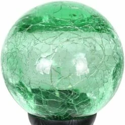 29.5" Crackle Glass Solar Ball and Bead Stake Green - Exhart 11 29.5" Crackle Glass Solar Ball and Bead Stake Green - Exhart -Cheap Garden Decor Store unnamed file 3867