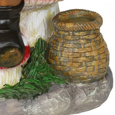 11.22" Resin Fishing Frankie Gnome Statue - Exhart 4 11.22" Resin Fishing Frankie Gnome Statue - Exhart - Image 2