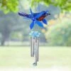 24" Metal Bird Spinning Wings Wind Chime Blue - Exhart 1 24" Metal Bird Spinning Wings Wind Chime Blue - Exhart -Cheap Garden Decor Store unnamed file 3883