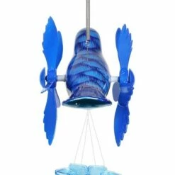 24" Metal Bird Spinning Wings Wind Chime Blue - Exhart 11 24" Metal Bird Spinning Wings Wind Chime Blue - Exhart -Cheap Garden Decor Store unnamed file 3887