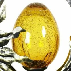 38" Resin Solar Teardrop Garden Stake With Amber Glass Silver - Exhart 15 38" Resin Solar Teardrop Garden Stake With Amber Glass Silver - Exhart -Cheap Garden Decor Store unnamed file 3952