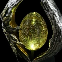 38" Resin Solar Teardrop Garden Stake With Amber Glass Silver - Exhart 17 38" Resin Solar Teardrop Garden Stake With Amber Glass Silver - Exhart -Cheap Garden Decor Store unnamed file 3954